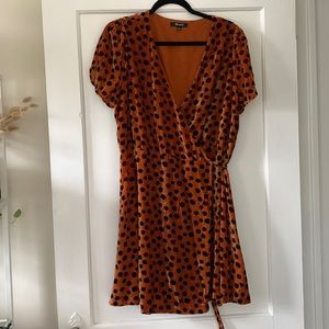 Madewell Velvet Wrap Dress
